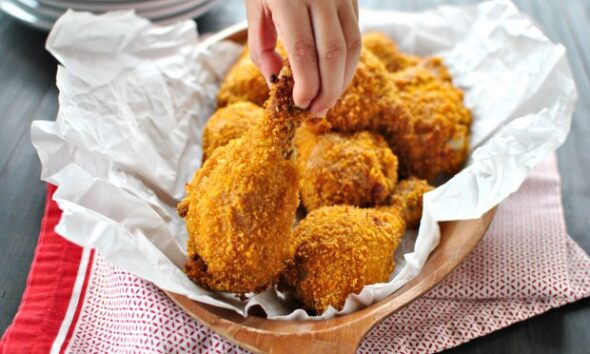 Coxa de Frango Empanada Assada